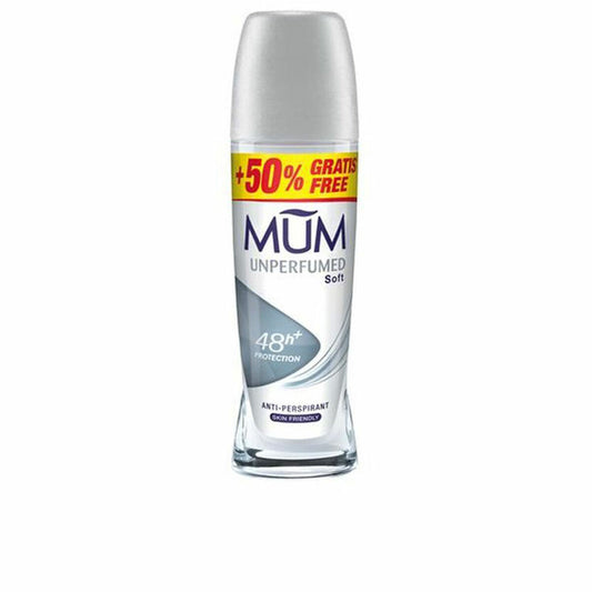 Roll on deodorant Mum Unperfumed Soft 75 ml