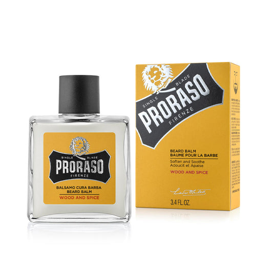 Balsam til Skægget Yellow Proraso Wood And Spice 100 ml
